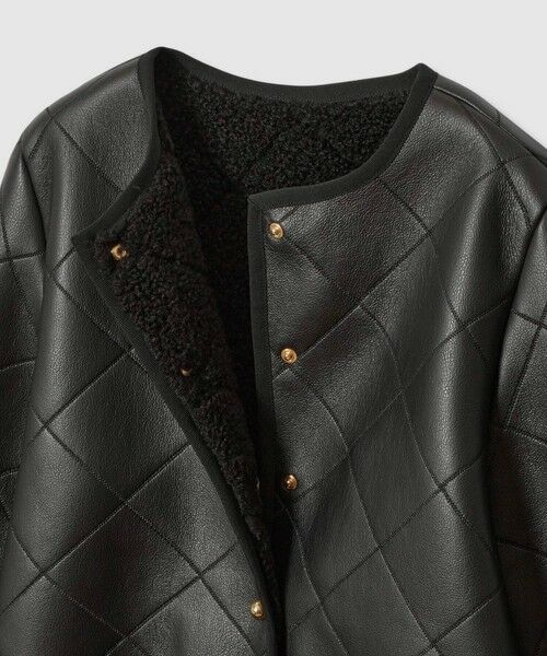 ANAYI / アナイ トレンチコート | フェイクムートンキルティングコート | 詳細21