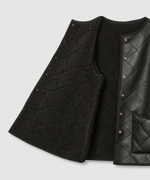 ANAYI / アナイ トレンチコート | フェイクムートンキルティングコート | 詳細23