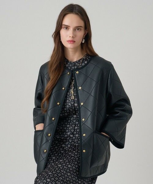 ANAYI / アナイ トレンチコート | フェイクムートンキルティングコート | 詳細10