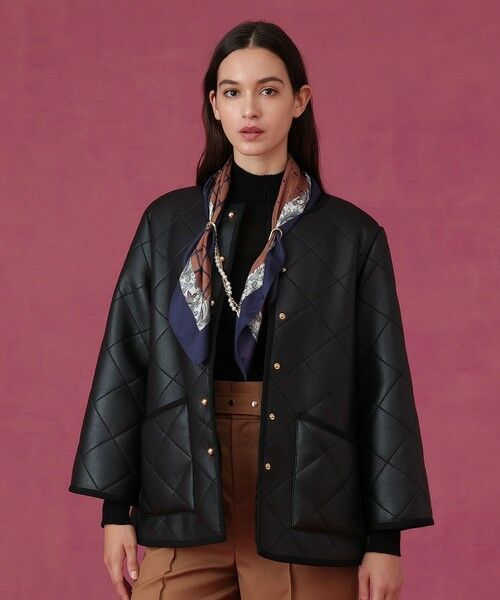 ANAYI / アナイ トレンチコート | フェイクムートンキルティングコート | 詳細12