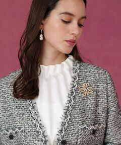 ANAYI / アナイ ブローチ・コサージュ | ロゴモチーフパールブローチ