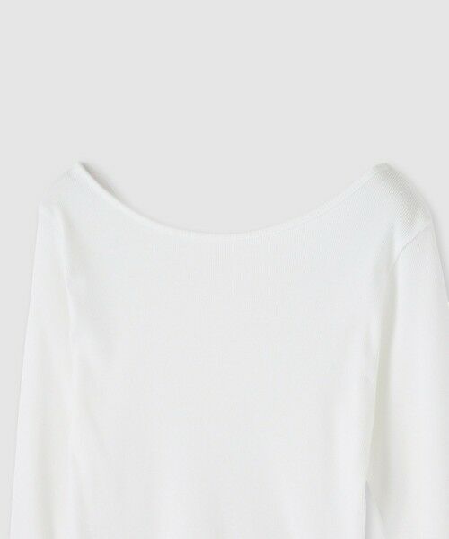 ANAYI / アナイ カットソー | コットンテレコボートネックプルオーバー | 詳細8