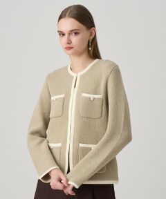 ANAYI ベージュ 長袖カーディガン ANAYI - アナイ ANAYI カーディガン ニット 長袖 38 M ベージュ