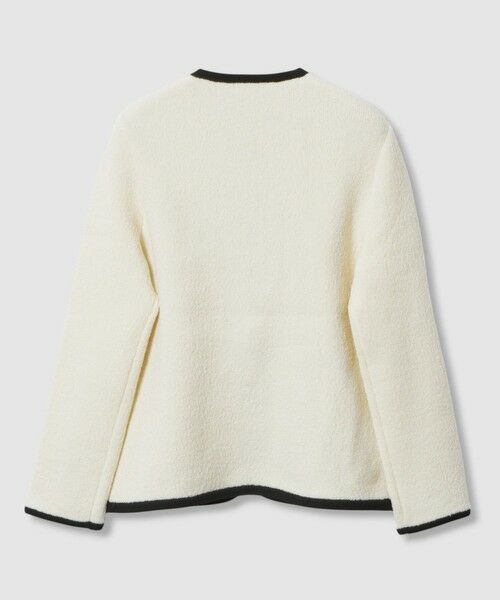 ANAYI / アナイ カーディガン・ボレロ | ウールブークレポケットロング カーディガン | 詳細11