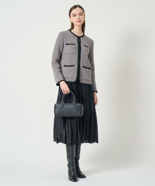 ANAYI / アナイ カーディガン・ボレロ | ウールブークレポケットロング カーディガン | 詳細28