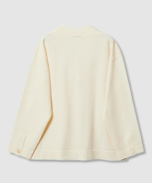 エキストラファインメリノボクシー ジャケット カーディガン