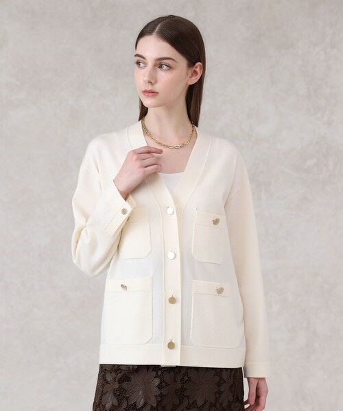 ANAYI / アナイ カーディガン・ボレロ | エキストラファインメリノボクシー ジャケット カーディガン | 詳細5