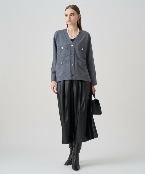 ANAYI / アナイ カーディガン・ボレロ | エキストラファインメリノボクシー ジャケット カーディガン | 詳細28