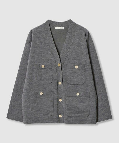 アナイ カーディガン ジャケット Eternal Line 2025】ミックスツイードコンビ