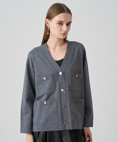 ANAYI / アナイ カーディガン・ボレロ | エキストラファインメリノボクシー ジャケット カーディガン | 詳細26
