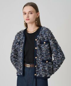 ANAYI / アナイ カーディガン・ボレロ | メランジュツイード カーディガン