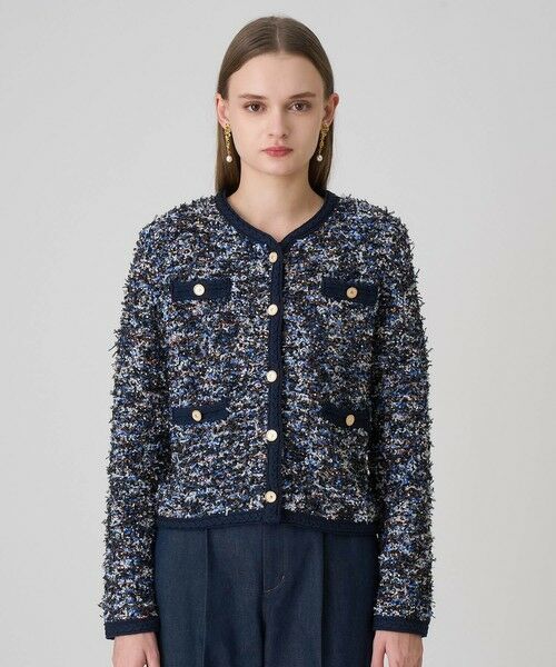 ANAYI / アナイ カーディガン・ボレロ | メランジュツイード カーディガン | 詳細1