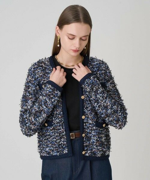ANAYI / アナイ カーディガン・ボレロ | メランジュツイード カーディガン | 詳細4