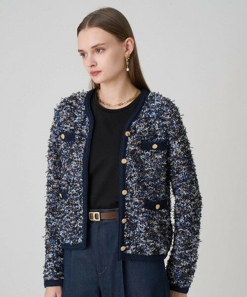 ANAYI / アナイ カーディガン・ボレロ | メランジュツイード カーディガン | 詳細5