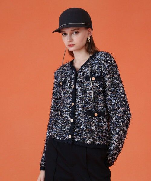 ANAYI / アナイ カーディガン・ボレロ | メランジュツイード カーディガン | 詳細6