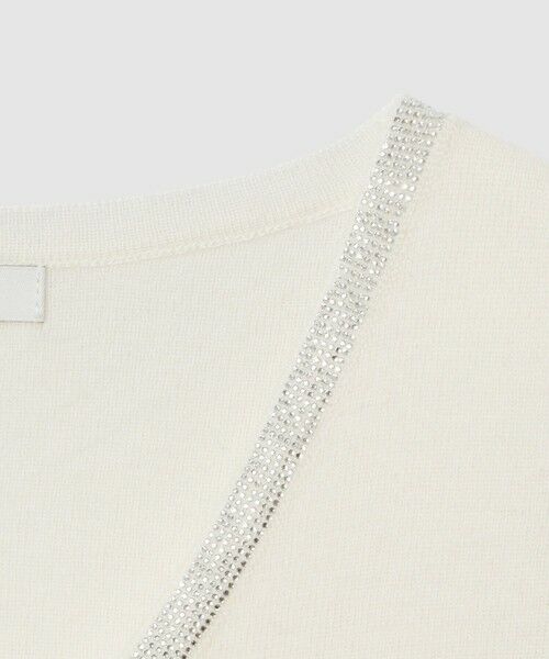 ANAYI / アナイ カーディガン・ボレロ | ステップビジューVネックカーディガン | 詳細9