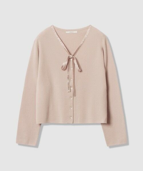 ステップビジューVネックカーディガン （カーディガン・ボレロ