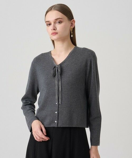 ANAYI / アナイ カーディガン・ボレロ | ステップビジューVネックカーディガン | 詳細29