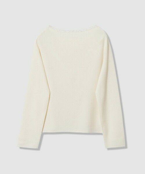 ANAYI / アナイ ニット・セーター | ステップビジューボートネック プルオーバー | 詳細5