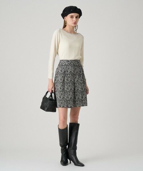 ANAYI / アナイ ニット・セーター | ステップビジューボートネック プルオーバー | 詳細2