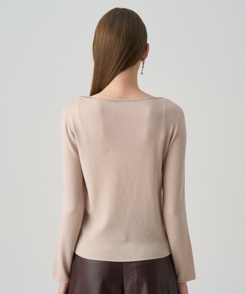 ANAYI / アナイ ニット・セーター | ステップビジューボートネック プルオーバー | 詳細10