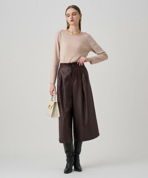 ANAYI / アナイ ニット・セーター | ステップビジューボートネック プルオーバー | 詳細12