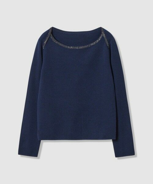 ANAYI / アナイ ニット・セーター | ステップビジューボートネック プルオーバー | 詳細20