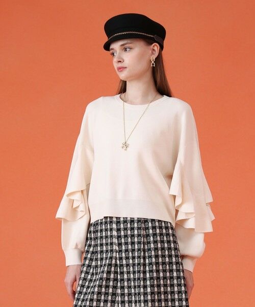 ANAYI / アナイ ニット・セーター | カスケードスリーブ プルオーバー | 詳細2