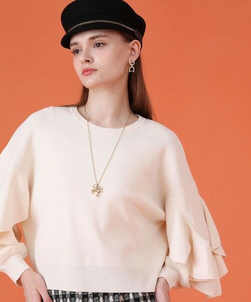 ANAYI - アナイ　ニットフード フリンジニット プルオーバー|ANAYI OFFICIAL ONLINE STORE
