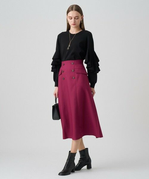 カスケードスリーブ プルオーバー （ニット・セーター）｜ANAYI