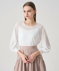 ANAYI / アナイ ニット・セーター | シアースリーブクループルオーバー