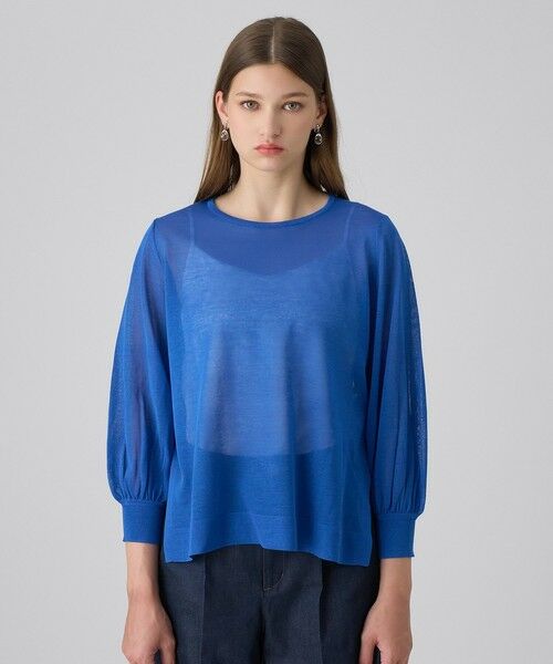 ANAYI / アナイ ニット・セーター | シアースリーブクループルオーバー | 詳細8