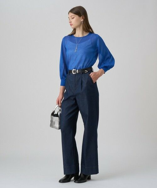 ANAYI / アナイ ニット・セーター | シアースリーブクループルオーバー | 詳細13