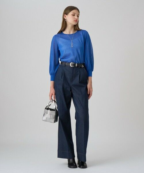 ANAYI / アナイ ニット・セーター | シアースリーブクループルオーバー | 詳細14