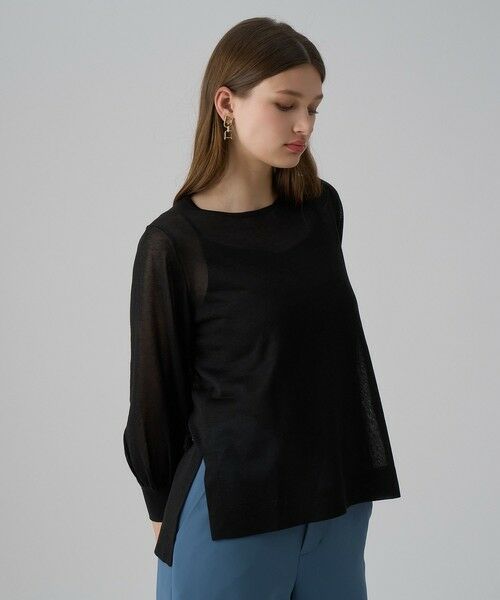 ANAYI / アナイ ニット・セーター | シアースリーブクループルオーバー | 詳細23