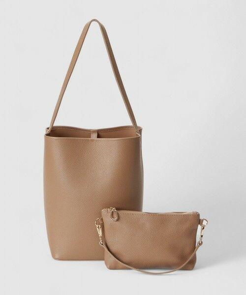 ANAYI / アナイ トートバッグ | ◇シュリンクレザーバケットショルダーバッグ | 詳細11