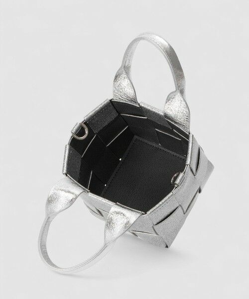 ANAYI / アナイ ハンドバッグ | ◇イントレチャートメタリックミニハンドバッグ | 詳細10