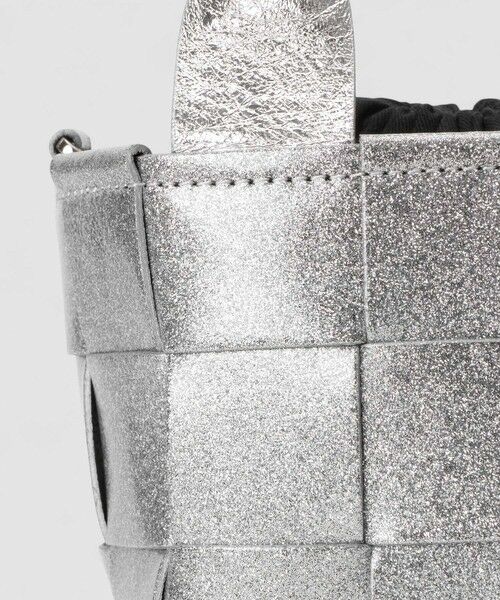 ANAYI / アナイ ハンドバッグ | ◇イントレチャートメタリックミニハンドバッグ | 詳細13