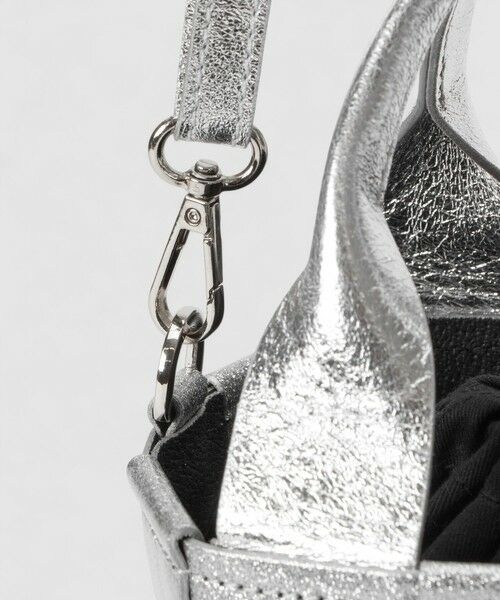 ANAYI / アナイ ハンドバッグ | ◇イントレチャートメタリックミニハンドバッグ | 詳細7