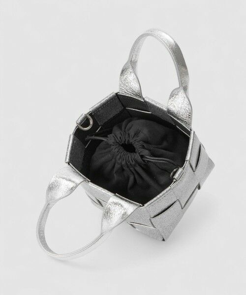 ANAYI / アナイ ハンドバッグ | ◇イントレチャートメタリックミニハンドバッグ | 詳細8