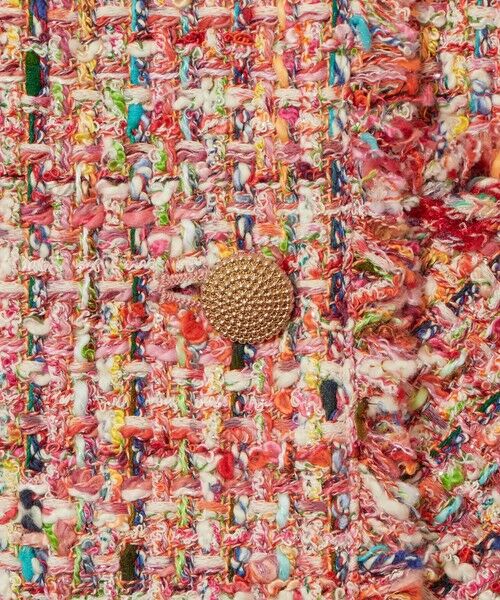 ANAYI / アナイ ノーカラージャケット | 【セットアップ対応商品】カラーミックスツイードショートジャケット | 詳細18