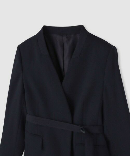 ANAYI / アナイ その他アウター | 【セットアップ対応商品】ポリウールノーカラーベルテッドジャケット | 詳細12