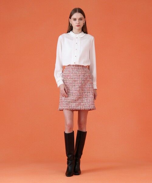 ANAYI / アナイ ミニ・ひざ丈スカート | 【セットアップ対応商品】カラーミックスツイードミニスカート | 詳細7