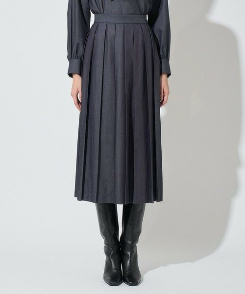 ANAYI / アナイ その他パンツ | 【セットアップ対応商品】ライトデニムプリーツパンツ | 詳細1