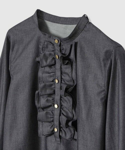 ANAYI / アナイ シャツ・ブラウス | 【セットアップ対応商品】ライトデニムタイ付き ブラウス | 詳細12