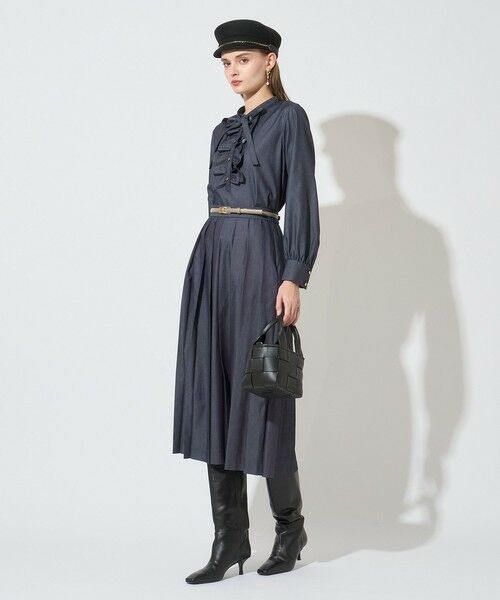 ANAYI / アナイ シャツ・ブラウス | 【セットアップ対応商品】ライトデニムタイ付き ブラウス | 詳細3