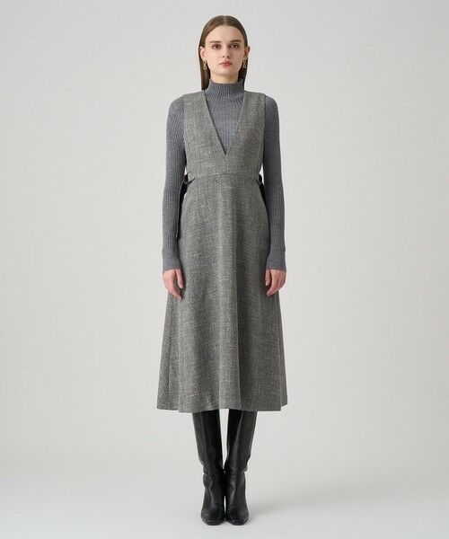 ANAYI / アナイ ドレス | ウールライクツイードジャンパーワンピース | 詳細1