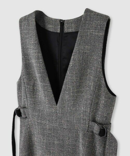 ANAYI / アナイ ドレス | ウールライクツイードジャンパーワンピース | 詳細11