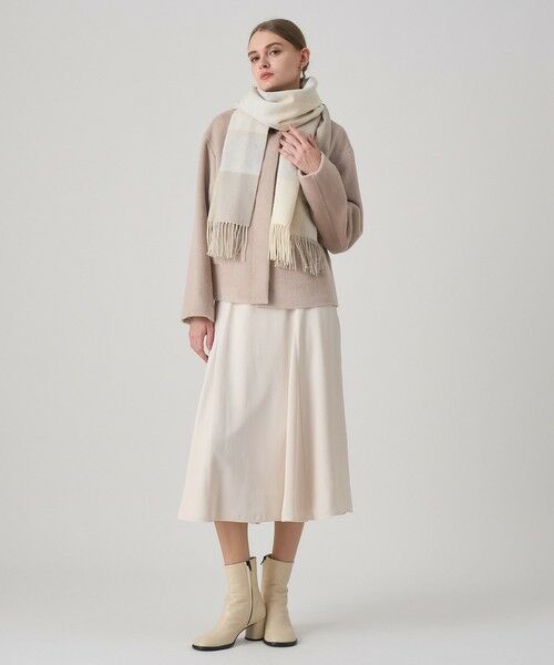 ANAYI / アナイ マフラー・ショール・スヌード・ストール | パネルチェックカシミヤストール | 詳細3