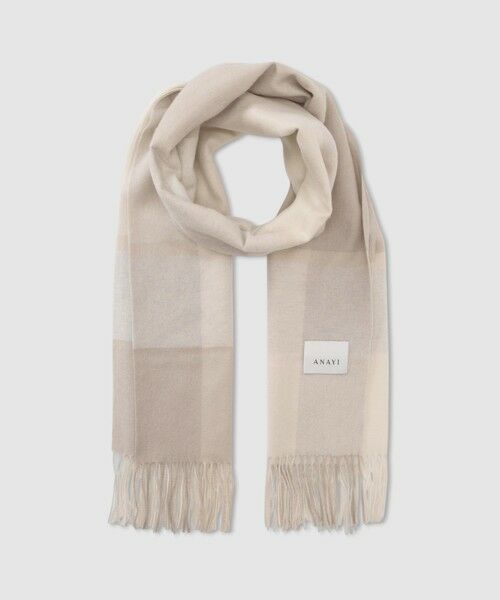 ANAYI / アナイ マフラー・ショール・スヌード・ストール | パネルチェックカシミヤストール | 詳細4